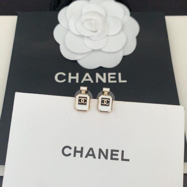 réplica,joyas,joyería,1:1,replica,fake,lujo,barato Pendientes mini frasco de perfume más recientes de Chanel (70BC)