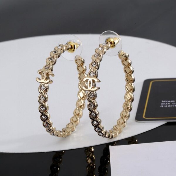 réplica,joyas,joyería,1:1,replica,fake,lujo,barato Pendientes Chanel️ nuevo estilo (8DE1)