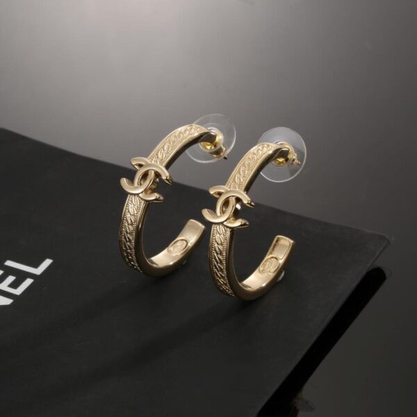 réplica,joyas,joyería,1:1,replica,fake,lujo,barato Aretes de oro Chanel(4166)
