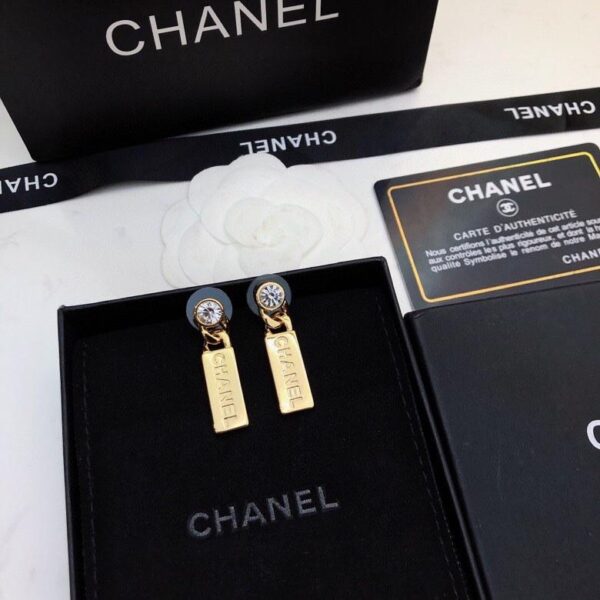 réplica,joyas,joyería,1:1,replica,fake,lujo,barato Pendientes Chanel nuevo estilo (8045)