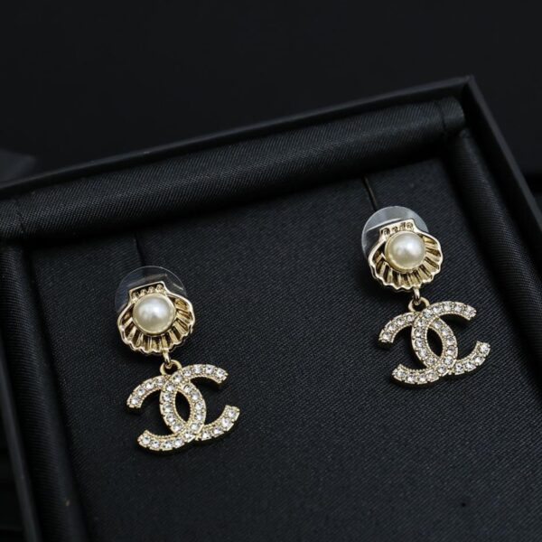 réplica,joyas,joyería,1:1,replica,fake,lujo,barato Pendientes de perlas de concha Chanel Serie Dream Ocean (1CF2)