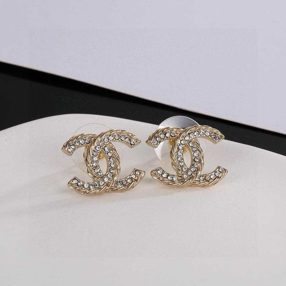 réplica,joyas,joyería,1:1,replica,fake,lujo,barato réplica,joyas,joyería,1:1,replica,fake,lujo,barato Pendientes Chanel (E270)