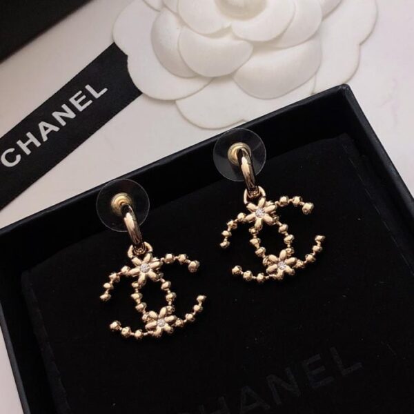 réplica,joyas,joyería,1:1,replica,fake,lujo,barato Pendientes Chanel pequeños pendientes de perlas fragantes (2976)
