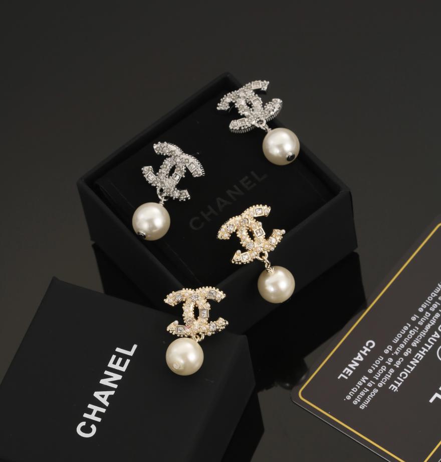 réplica,joyas,joyería,1:1,replica,fake,lujo,barato réplica,joyas,joyería,1:1,replica,fake,lujo,barato Pendientes de perlas Chanel (61DB)