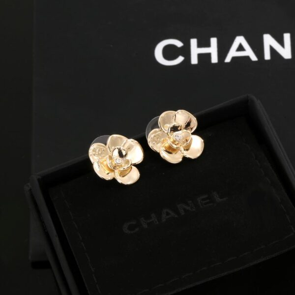 réplica,joyas,joyería,1:1,replica,fake,lujo,barato Aretes Chanel Camelia (847C)
