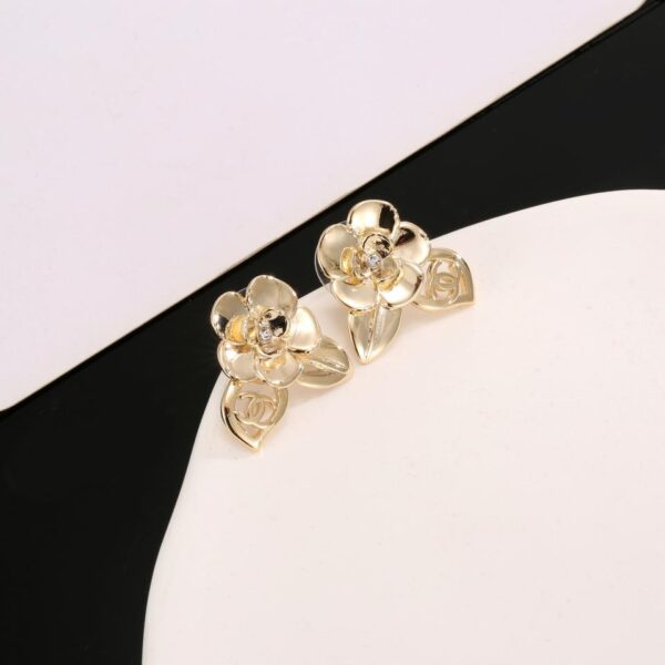 réplica,joyas,joyería,1:1,replica,fake,lujo,barato Aretes Chanel Camelia (1B0F)