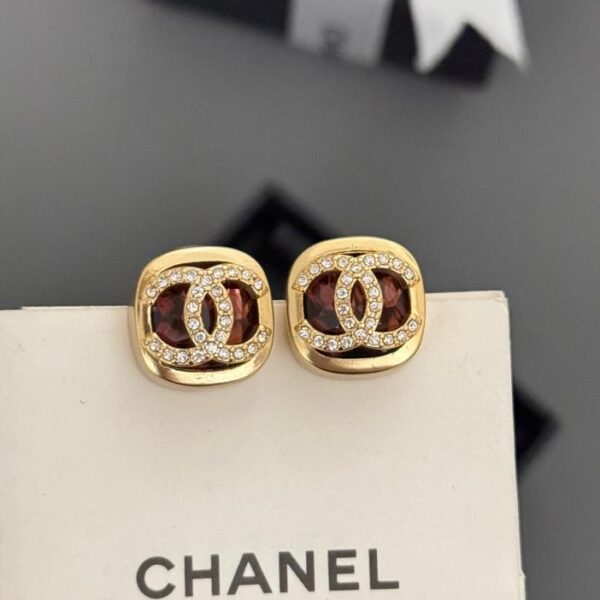 réplica,joyas,joyería,1:1,replica,fake,lujo,barato Los últimos aretes cuadrados de Chanel (DA32)