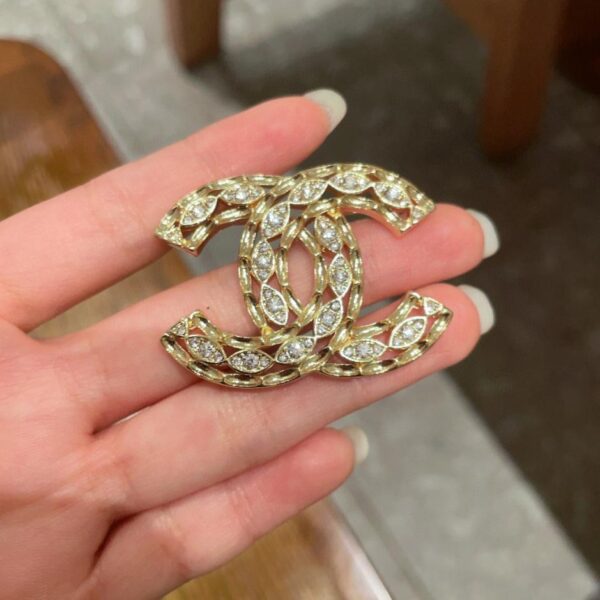 réplica,joyas,joyería,1:1,replica,fake,lujo,barato Contador Chanel nuevo broche Chanel perla (8AB0)