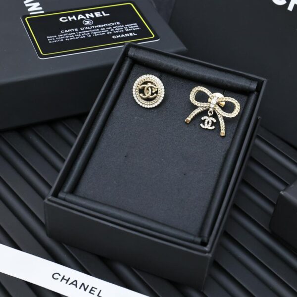 réplica,joyas,joyería,1:1,replica,fake,lujo,barato Aretes de oro Chanel (D428)