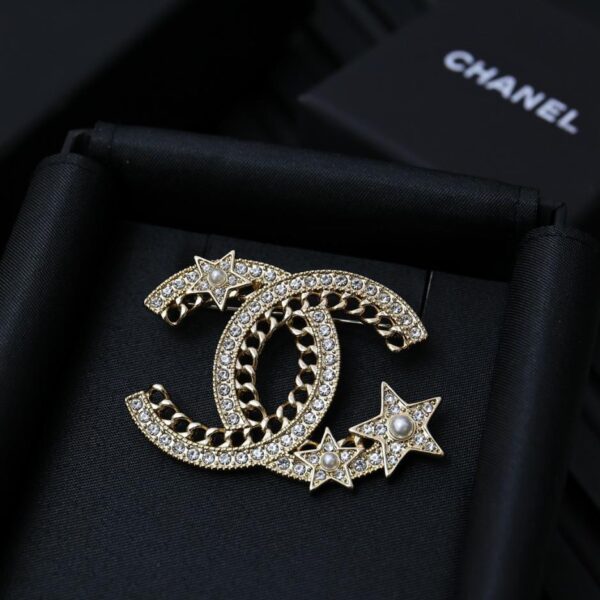 réplica,joyas,joyería,1:1,replica,fake,lujo,barato Pendientes C grandes con diamantes de imitación retro de temporada de Chanel (2A70)