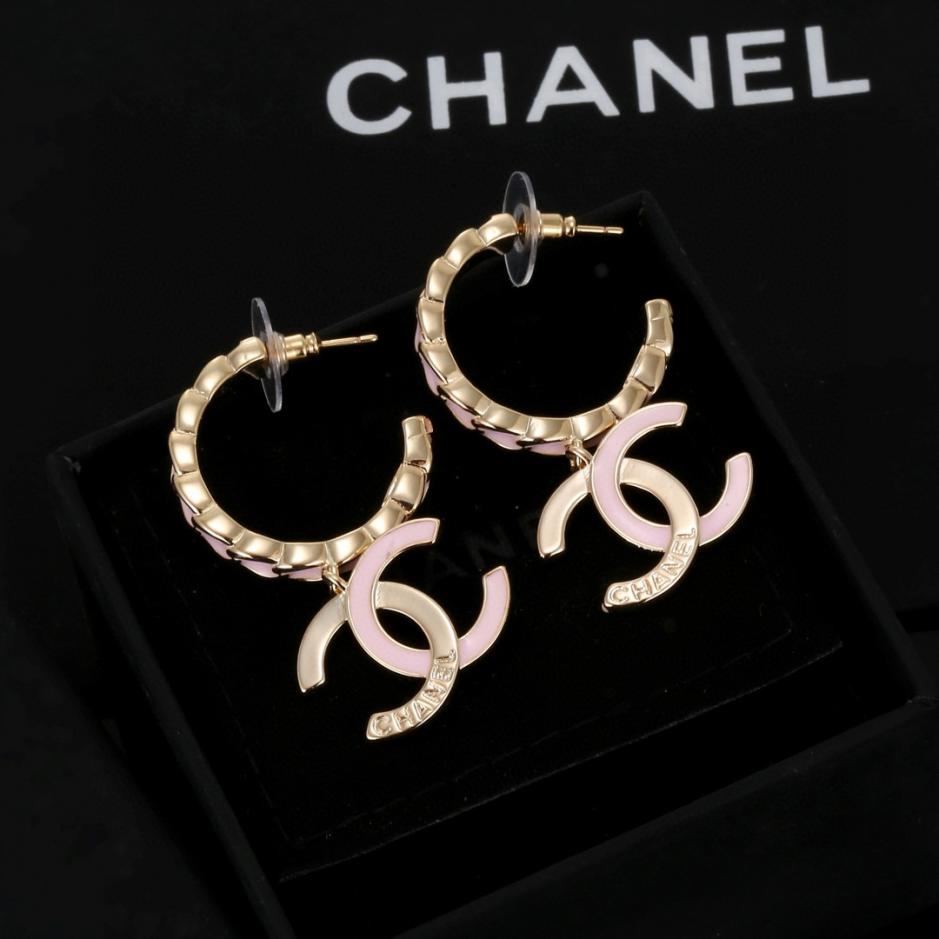 réplica,joyas,joyería,1:1,replica,fake,lujo,barato réplica,joyas,joyería,1:1,replica,fake,lujo,barato Aretes clásicos con doble C de Chanel (6AA5)