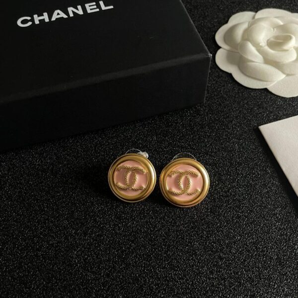 réplica,joyas,joyería,1:1,replica,fake,lujo,barato Pendientes Chanel doble C de segunda mano (B40C)