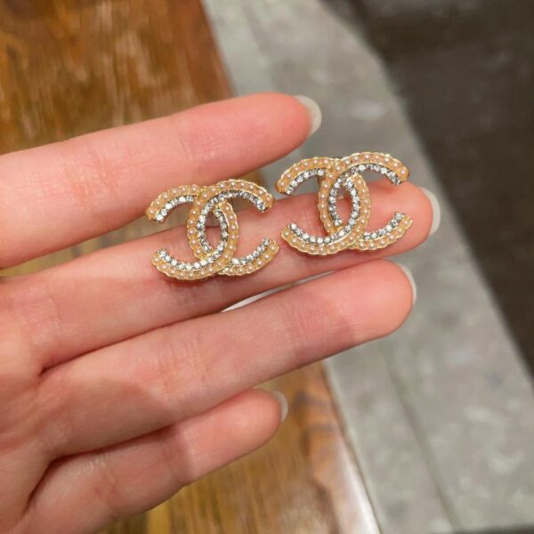 réplica,joyas,joyería,1:1,replica,fake,lujo,barato Pendientes Chanel de segunda mano (3BCB)