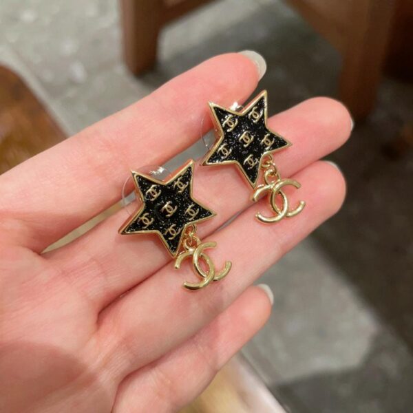 réplica,joyas,joyería,1:1,replica,fake,lujo,barato Pendientes Chanel de segunda mano (46E3)