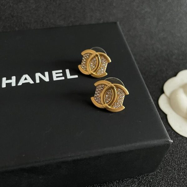 réplica,joyas,joyería,1:1,replica,fake,lujo,barato Pendientes Chanel de segunda mano (9F4D)