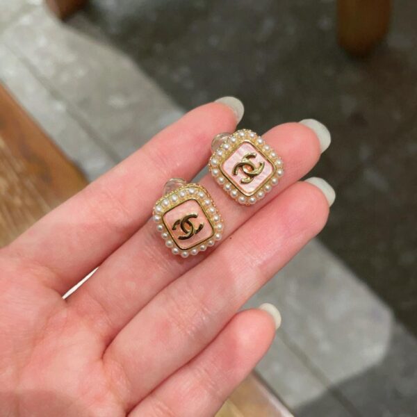 réplica,joyas,joyería,1:1,replica,fake,lujo,barato Pendientes Chanel de segunda mano (C6E4)