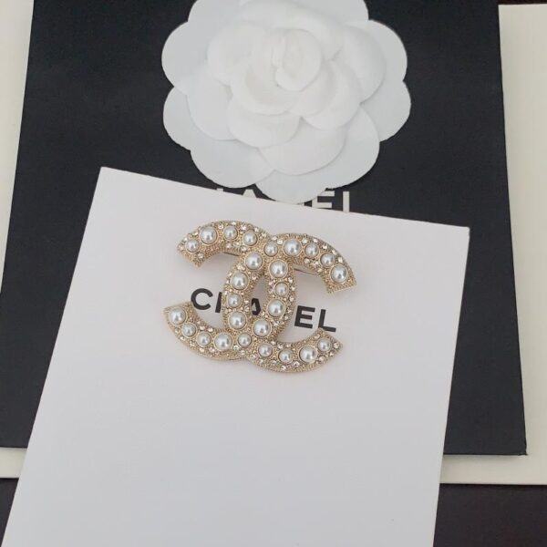 réplica,joyas,joyería,1:1,replica,fake,lujo,barato Chanel nuevo broche de diamantes huecos cc (DC5E)