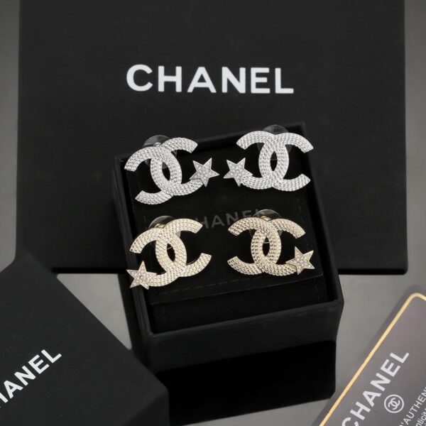 réplica,joyas,joyería,1:1,replica,fake,lujo,barato Pendientes clásicos Chanel(6747)