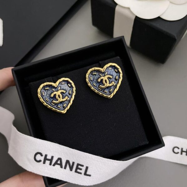 réplica,joyas,joyería,1:1,replica,fake,lujo,barato Aretes con cuentas de tamaño doble C de Chanel (A5CA)