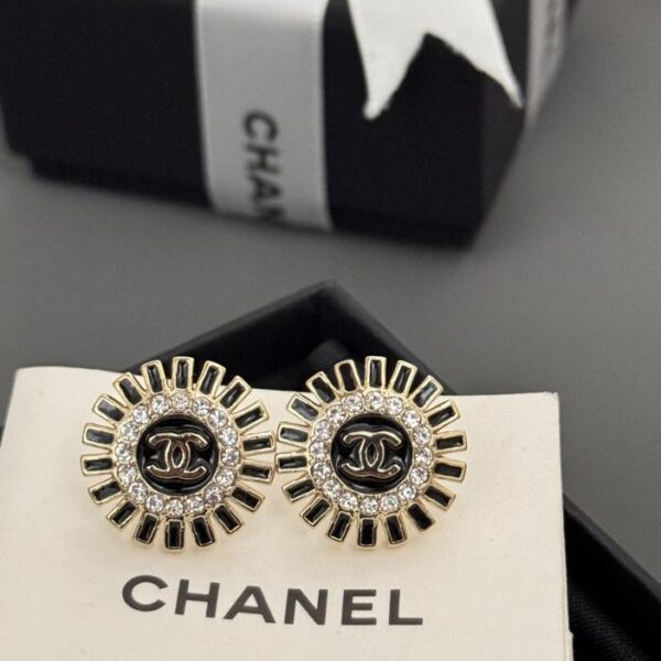 réplica,joyas,joyería,1:1,replica,fake,lujo,barato Chanel últimos aretes de perlas de plata antigua cc (18F4)