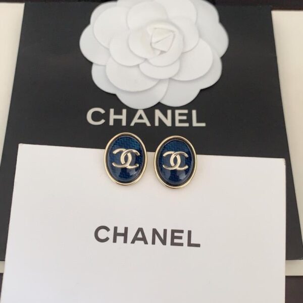 réplica,joyas,joyería,1:1,replica,fake,lujo,barato Últimos pendientes redondos de Chanel (EF92)