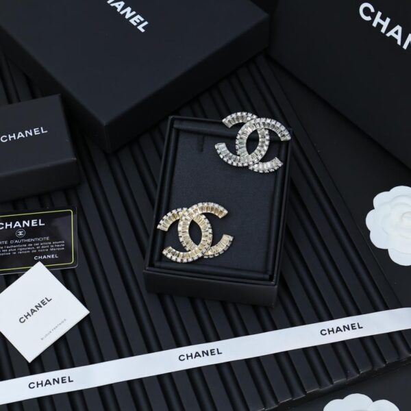 réplica,joyas,joyería,1:1,replica,fake,lujo,barato Broche de diamantes completo con cubo de azúcar doble C grande de Chanel (48C3)