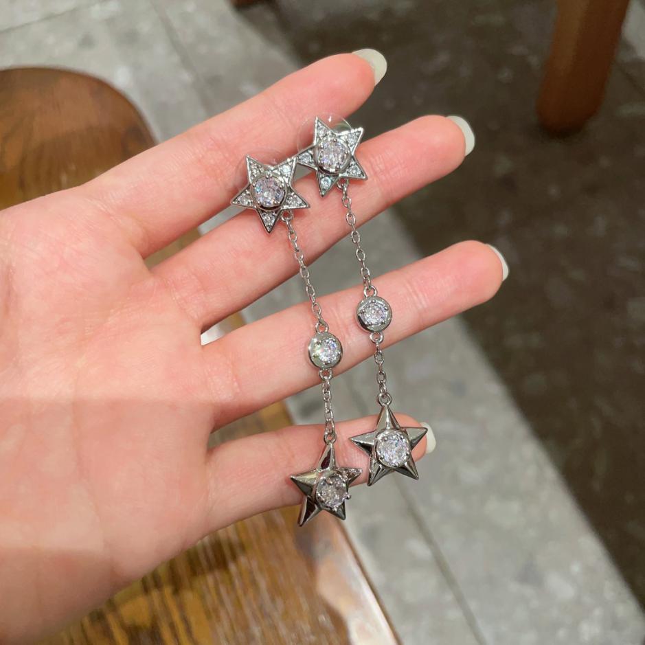 réplica,joyas,joyería,1:1,replica,fake,lujo,barato réplica,joyas,joyería,1:1,replica,fake,lujo,barato Pendientes Chanel segunda mano doble C (99D4)