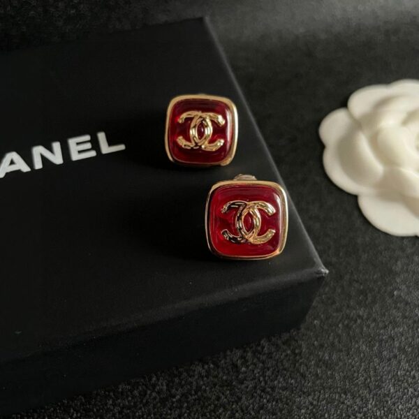 réplica,joyas,joyería,1:1,replica,fake,lujo,barato Pendientes Chanel de segunda mano (8EC2)