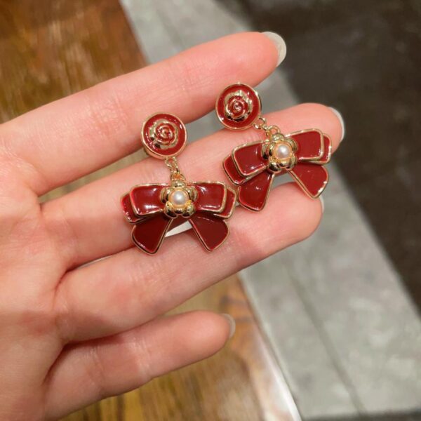réplica,joyas,joyería,1:1,replica,fake,lujo,barato Pendientes Chanel de segunda mano (9A94)