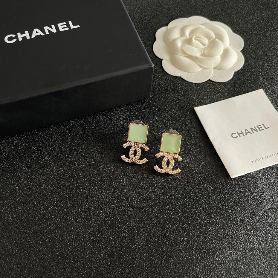 réplica,joyas,joyería,1:1,replica,fake,lujo,barato réplica,joyas,joyería,1:1,replica,fake,lujo,barato Pendientes Chanel de segunda mano (FED8)