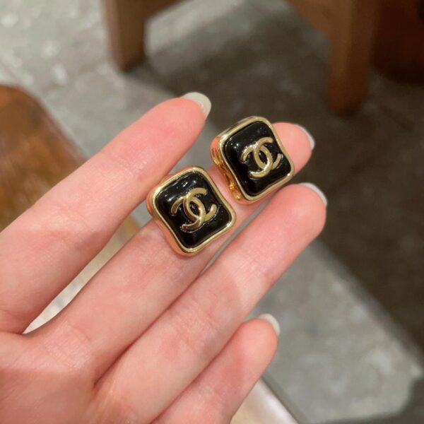réplica,joyas,joyería,1:1,replica,fake,lujo,barato Pendientes Chanel de segunda mano (FF81)