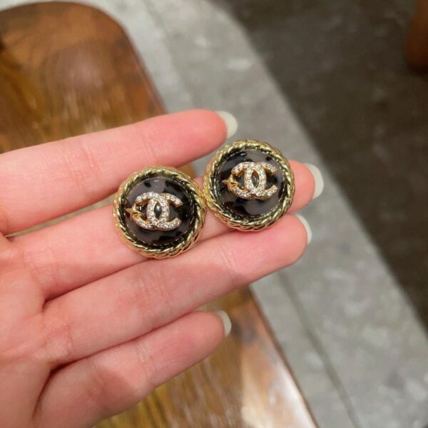 réplica,joyas,joyería,1:1,replica,fake,lujo,barato Pendientes Chanel de segunda mano (DE26)