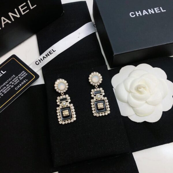 réplica,joyas,joyería,1:1,replica,fake,lujo,barato Chanel nueva joyería negra cielo estrellado (E4B4)