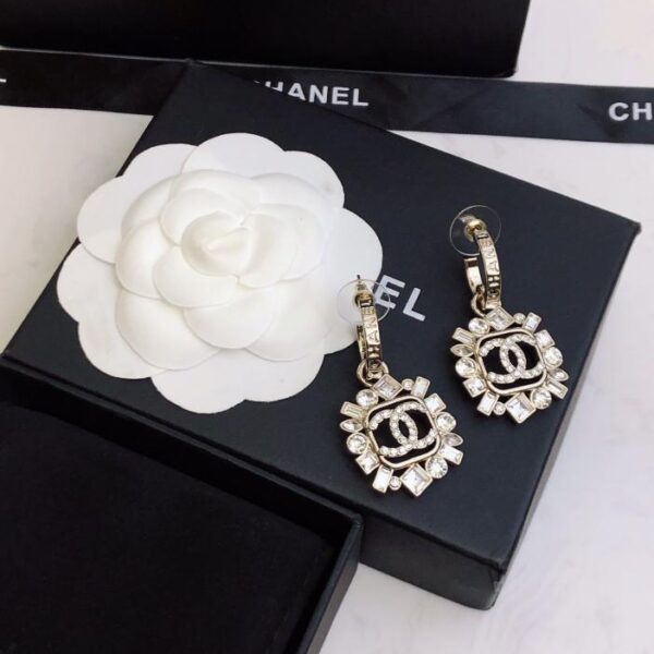 réplica,joyas,joyería,1:1,replica,fake,lujo,barato Aretes de flores Chanel (103E)