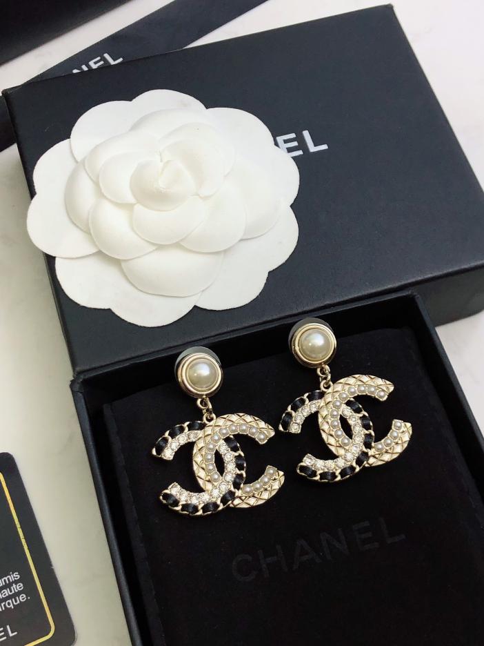 réplica,joyas,joyería,1:1,replica,fake,lujo,barato réplica,joyas,joyería,1:1,replica,fake,lujo,barato Pendientes Chanel nuevos cc (A3B3)