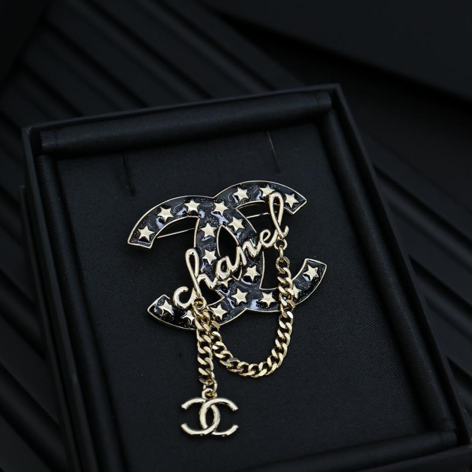 réplica,joyas,joyería,1:1,replica,fake,lujo,barato réplica,joyas,joyería,1:1,replica,fake,lujo,barato Broche Estrella Con Cadena Borla Chanel (9AFC)