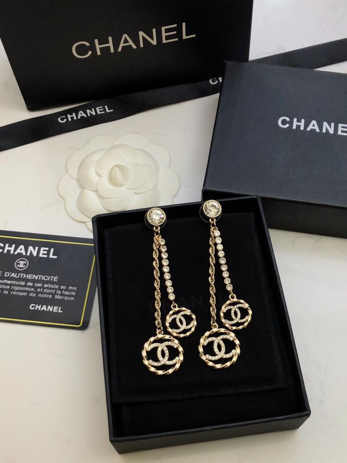 réplica,joyas,joyería,1:1,replica,fake,lujo,barato réplica,joyas,joyería,1:1,replica,fake,lujo,barato Pendientes Chanel Love Camelia Letras (BB69)