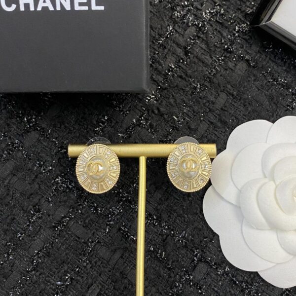réplica,joyas,joyería,1:1,replica,fake,lujo,barato Collar con letras de diamantes completos de Chanel (FE5A)