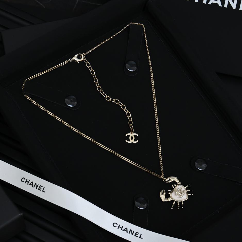 réplica,joyas,joyería,1:1,replica,fake,lujo,barato réplica,joyas,joyería,1:1,replica,fake,lujo,barato Collar de cangrejo Chanel Ocean Series (04D5)
