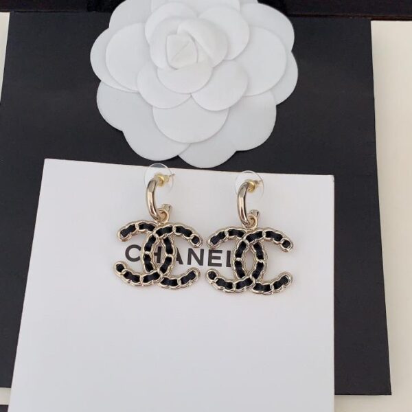 réplica,joyas,joyería,1:1,replica,fake,lujo,barato Chanel último broche cc de diamantes en platino (8B28)