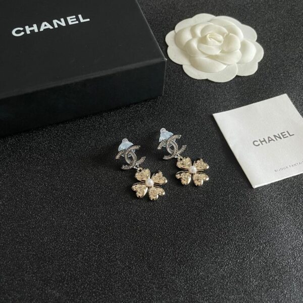 réplica,joyas,joyería,1:1,replica,fake,lujo,barato Pendientes Chanel de segunda mano (2C15)