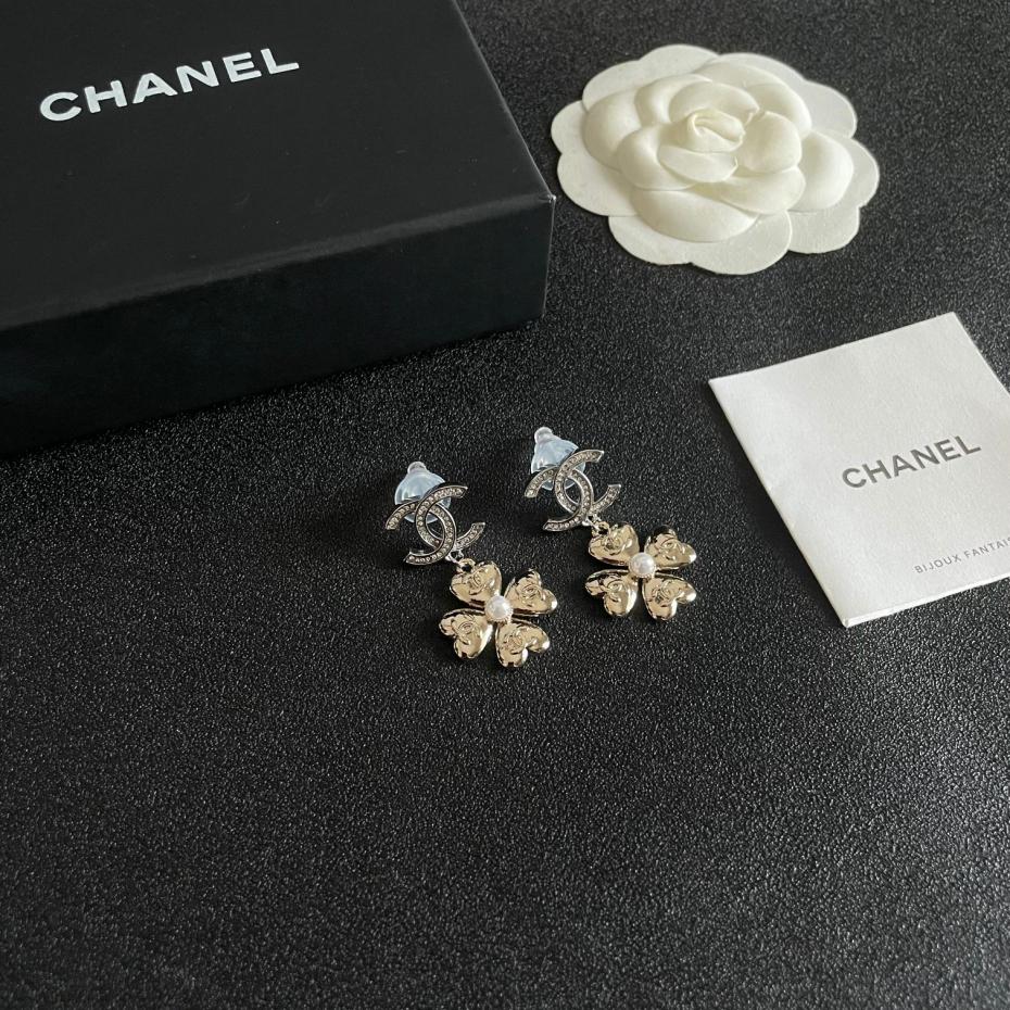 réplica,joyas,joyería,1:1,replica,fake,lujo,barato réplica,joyas,joyería,1:1,replica,fake,lujo,barato Pendientes Chanel de segunda mano (2C15)