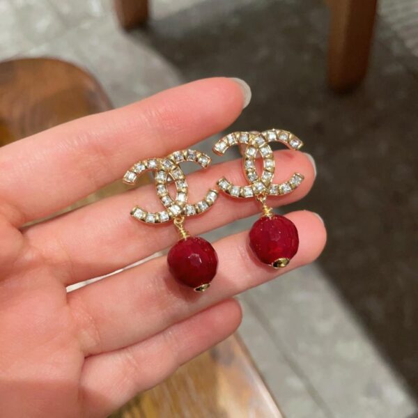 réplica,joyas,joyería,1:1,replica,fake,lujo,barato Pendientes Chanel de segunda mano (4D9C)