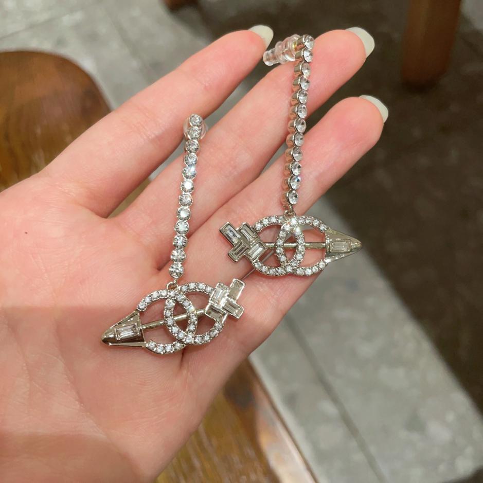 réplica,joyas,joyería,1:1,replica,fake,lujo,barato réplica,joyas,joyería,1:1,replica,fake,lujo,barato Pendientes Chanel de segunda mano (3DA7)