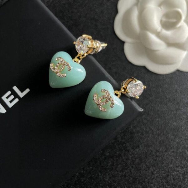 réplica,joyas,joyería,1:1,replica,fake,lujo,barato Pendientes Chanel de segunda mano (B5F6)