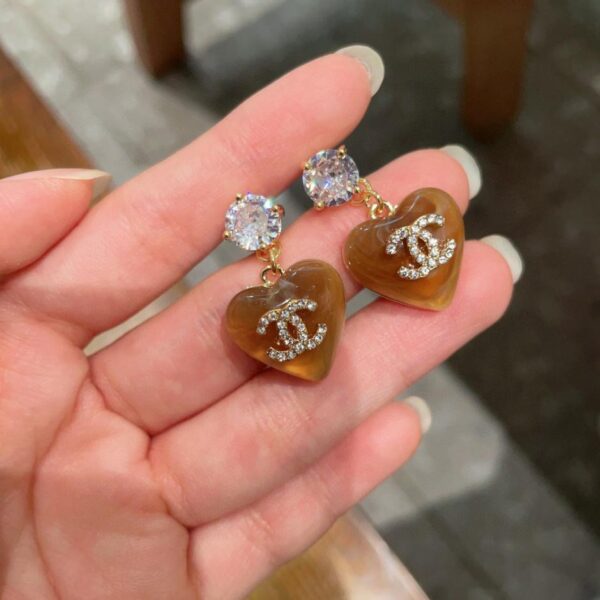 réplica,joyas,joyería,1:1,replica,fake,lujo,barato Pendientes Chanel de segunda mano (C6A9)