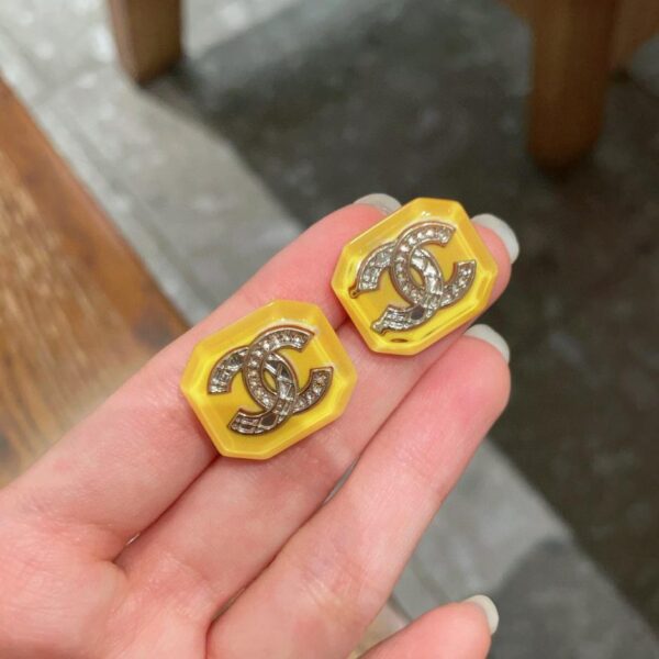 réplica,joyas,joyería,1:1,replica,fake,lujo,barato Pendientes Chanel de segunda mano (FED7)