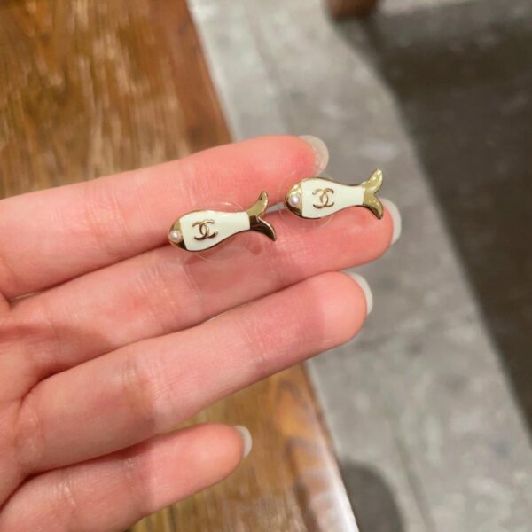réplica,joyas,joyería,1:1,replica,fake,lujo,barato Pendientes nuevos de Chanel (A842)