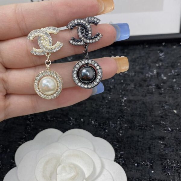 réplica,joyas,joyería,1:1,replica,fake,lujo,barato Horquilla con letras esmaltadas Chanel (62CB)