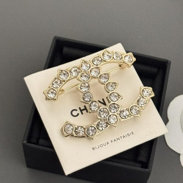 réplica,joyas,joyería,1:1,replica,fake,lujo,barato Broche Chanel Doble C (A3CC)